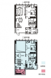 3室2厅2卫 户型图