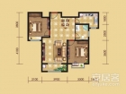 万和郡B户型2室2厅2卫85.78㎡
