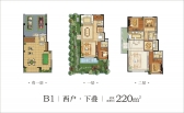 中国铁建·西派国际B1西户下叠1室1厅1卫220.00㎡