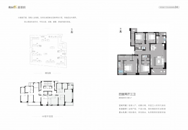 4室2厅3卫 户型图