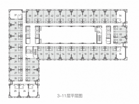 1室1厅1卫 户型图