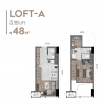 沣东华侨城文旅融合示范区LOFT-A1室1厅1卫48.00㎡