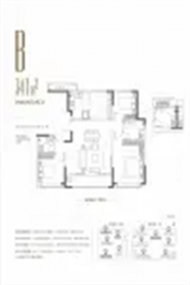 4室2厅2卫 户型图