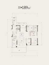 4室2厅3卫 户型图