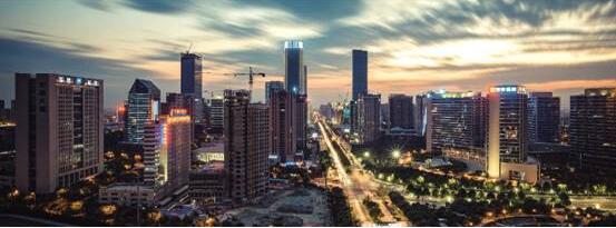 图丨西安高新区夜景鸟瞰图