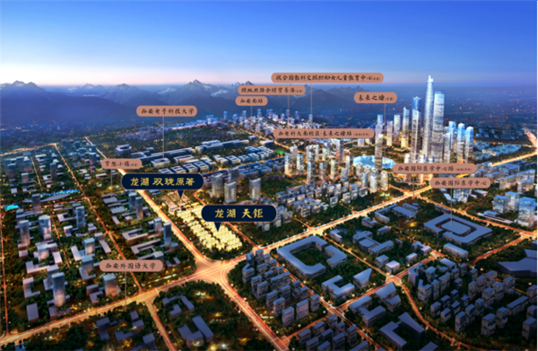 (西安龙湖天钜样板体验区实景图)